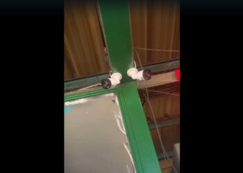 El municipio avanza en la instalación de cámaras de seguridad en el Terminal Rodoviario.