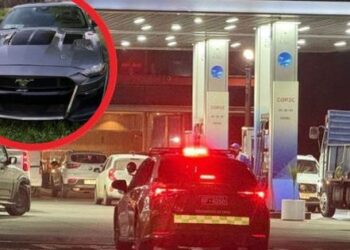 [COLINA] Roubo a mano armada en bomba de gasolina de la autopista Los Libertadores