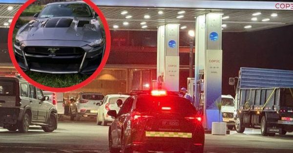 [COLINA] Roubo a mano armada en bomba de gasolina de la autopista Los Libertadores