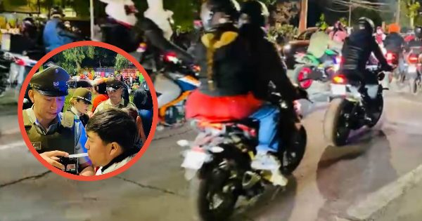 Carabineros incauta más de 220 motos en un operativo contra las rodadas y convocatorias peligrosas en la RM.