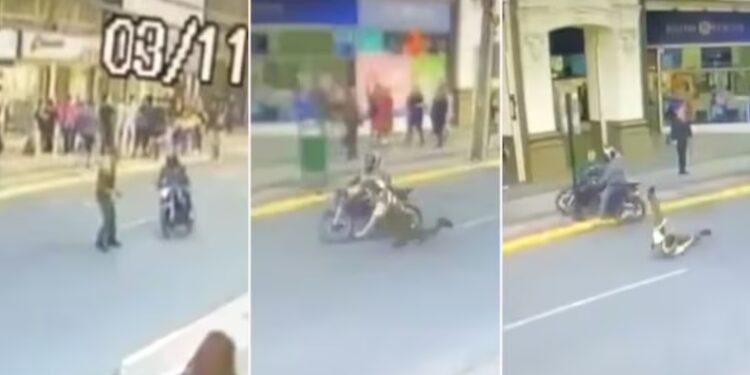 Carabinero fue chocado por una moto en control policial en San Bernardo: hay un detenido.