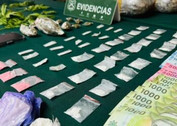 Cachan a seis por tráfico en la RM: les decomisan más de 20 kilos de droga.
