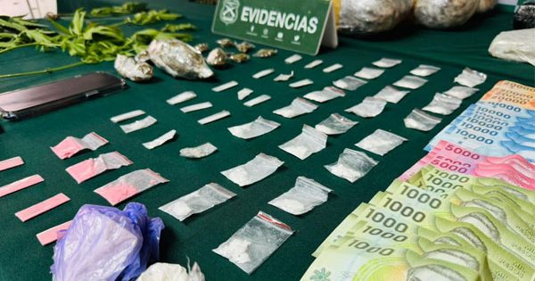 Cachan a seis por tráfico en la RM: les decomisan más de 20 kilos de droga.
