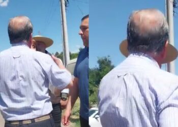 Casi a golpes: Tenso enfrentamiento entre el alcalde de Los Ángeles y un consejero regional del Biobío durante la Fiesta del Asado al Palo.