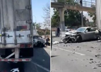 Accidente grave en Conchalí obliga a cerrar totalmente la Ruta 5 Norte.
