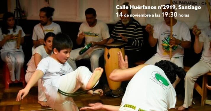 Embajada de Brasil da inicio a actividades con una muestra gratis de capoeira en Santiago.
