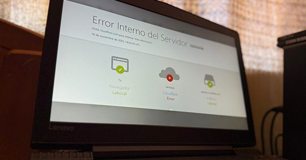 Falla en Cloudflare provoca caída mundial de sitios como X, ChatGPT y Canva.