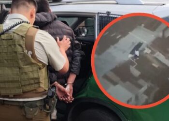 Extorsión a punta de pistola: Carabineros realiza operativo y detiene a cuatro delincuentes en Recoleta.