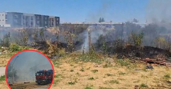 Incendio en Lampa genera gran esfuerzo de Bomberos para contener las llamas.