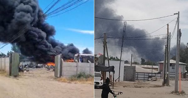 [ÚLTIMO MINUTO] Se reporta incendio en el sector Nuevo Porvenir de Lampa.