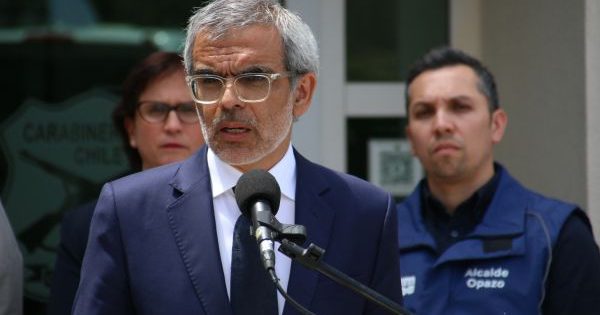 Ministro Cordero en Colina habla sobre la estrategia contra los turbazos y anuncia que se reunirá con Lampa por el Plan Jaula.