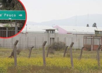 Vecinos de Punta Peuco muestran su descontento por el cambio del penal.