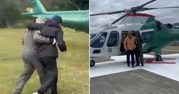 [VIDEO] Carabineros logra rescatar a cuatro turistas que sobrevivieron a la tragedia en Torres del Paine.