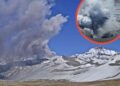 Alerta por actividad del volcán Planchón-Peteroa en la frontera Chile-Argentina.