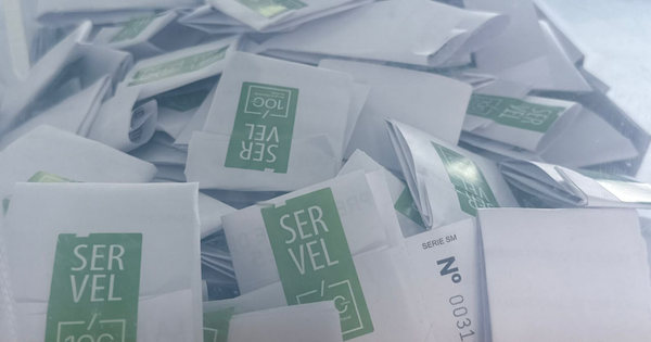 Servel publica el primer conteo para la elección presidencial.