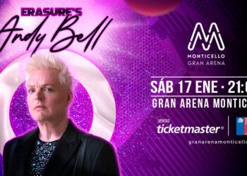 Andy Bell confirma show en Chile en el Gran Arena Monticello.