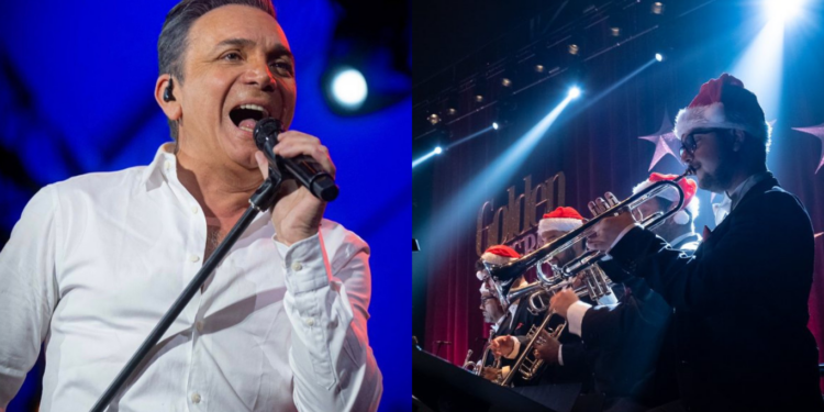 La Golden Big Band y Luis Jara amenizan los conciertos gratuitos en la Villa Navideña de PFalimentos en Talca.