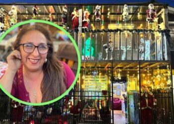 Vecina de Los Ángeles llena de luz Villa Montreal con una tradición navideña que lleva más de diez años.