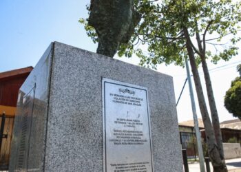 Autoridades reprochan el vandalismo en un lugar de memoria histórica.