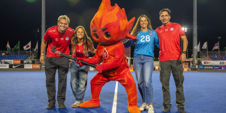 La nueva mascota oficial del hockey sobre césped en Chile.