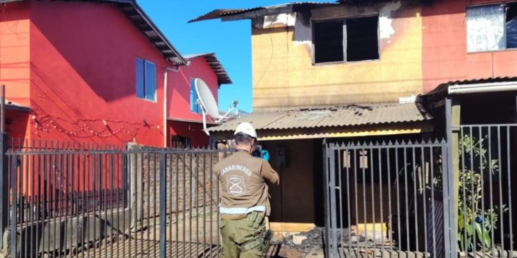 Hombre que incendió la casa de su hermana en Cauquenes es puesto en prisión preventiva.