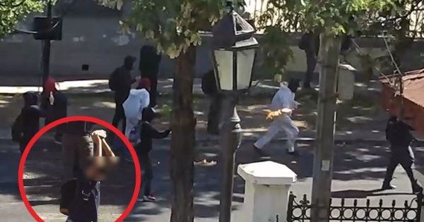 [VIDEO] Detienen a tres cabros por ataques incendiarios a Carabineros en el INBA