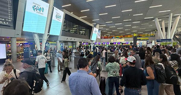 Récord histórico de pasajeros en el Aeropuerto de Santiago en 2025.