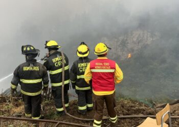 Alerta Roja en Valparaíso debido a incendio en San Roque: 2 hectáreas consumidas, 15 evacuados y sin viviendas dañadas.