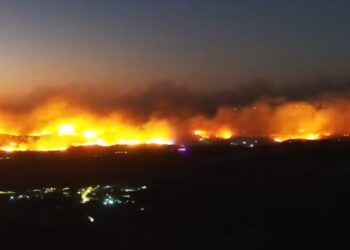 Incendio forestal en San Pedro de Melipilla ha dañado dos viviendas y devastado 150 hectáreas.