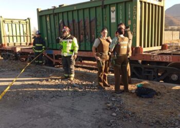 Mujer boliviana fallece tras ser atropellada por un tren de carga en San Felipe.