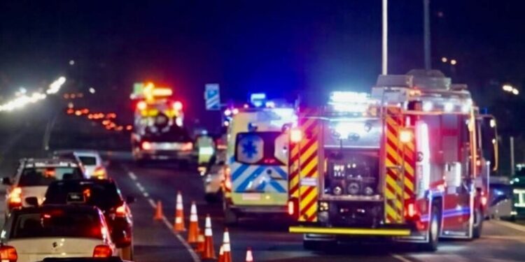 Tragedia en la Ruta 5 Sur: choque resulta en dos muertos y tres heridos.