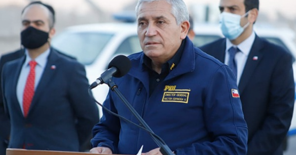 Exdirector de la PDI, Héctor Espinosa, recibe 17 años de pena por corrupción.