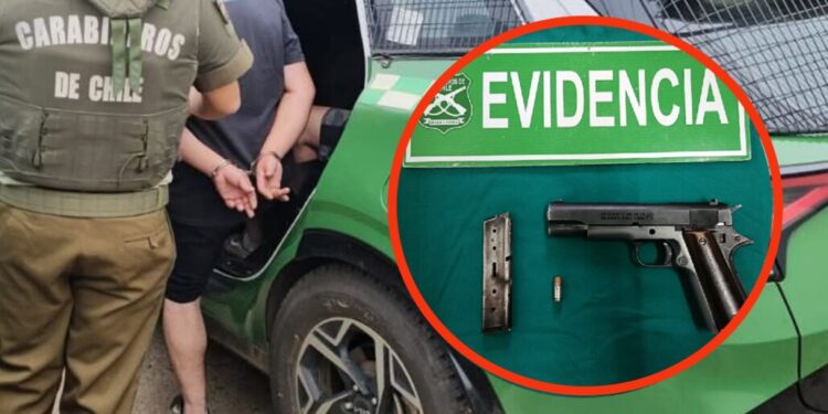 Un joven de menos de 16 años fue arrestado con un arma de fuego a pocas cuadras del centro de Los Ángeles.