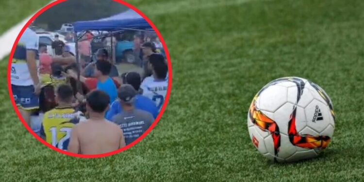 «Se debe acabar con él»: Violenta confrontación oscureció un partido de fútbol en el sector rural de Los Ángeles.