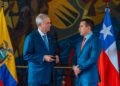 Presidente electo José Antonio Kast se junta con su homólogo de Ecuador.