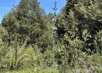 UCSC pone en marcha una nueva estación meteorológica en el Parque Conguillío.