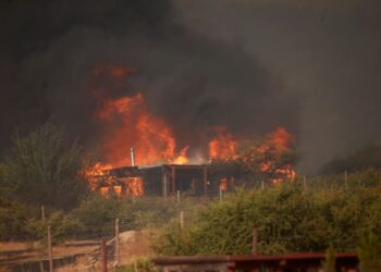 Sigue la lucha contra el incendio en «Cerro Maule» ante el aumento de la preocupación por las viviendas y las evacuaciones.