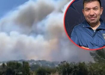 Falleció el comandante de Bomberos de Litueche mientras luchaba contra un incendio forestal.