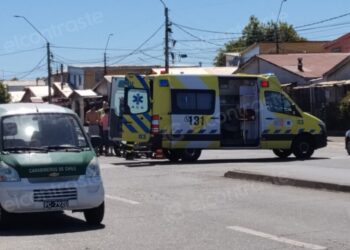 Motociclista resulta gravemente herido en un accidente en el sector sur de Los Ángeles.
