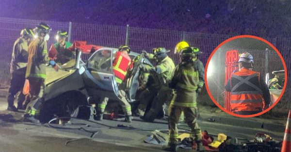 [COLINA] Chocazo en la Ruta 05 Norte.