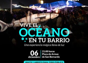 Este sábado, San Bernardo se inundará con un gigantesco “Océano”.