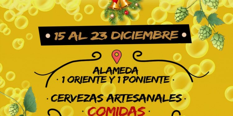 Productores de cerveza del Maule estarán presentes en la Feria Navideña de Talca.