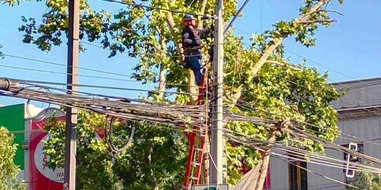2.300 clientes de San Bernardo sufrieron corte de servicio por intento de robo de cables subterráneos.