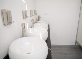 Los primeros baños públicos se inauguraron en el centro de Pelarco para servir a vecinos y visitantes.