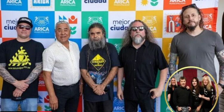 Alcalde de Arica se compromete a organizar un festival de metal tras la actuación de «Nuclear», teloneros de Iron Maiden.