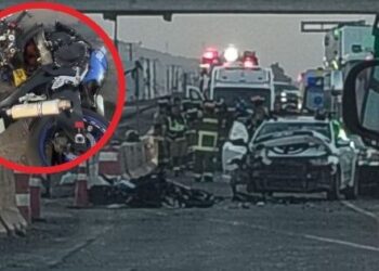 [LANDA] Accidente en Lo Echevers deja a motociclista en estado crítico.