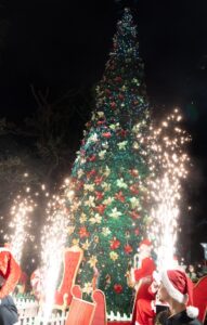 La Navidad comenzó con el encendido de luces y un concierto en la Plaza de los Héroes.
