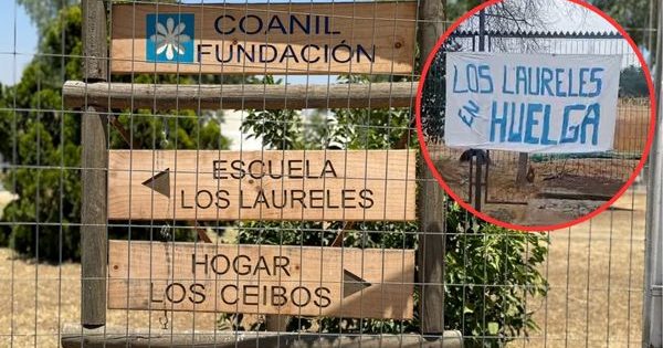 Escuela Los Laureles en Colina se une a la protesta de Coanil pidiendo mejores condiciones laborales.