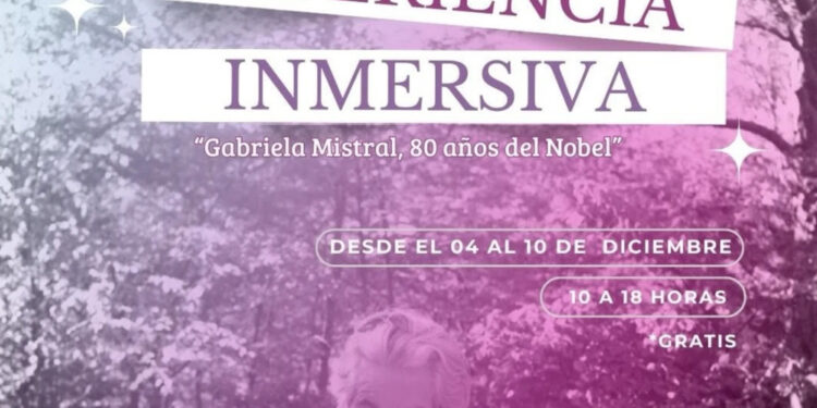 Chile celebra los 80 años del Nobel de Gabriela Mistral con una muestra inmersiva.