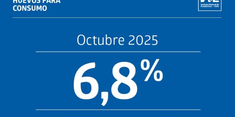 Producción de huevos en Chile sube un 6,8% en comparación al año pasado.